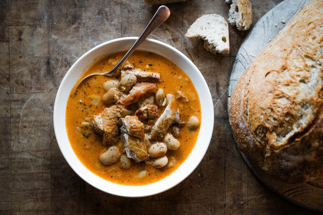 Chicken, Chorizo & Butter Bean Soup | Recipe from the Farm Kitchen