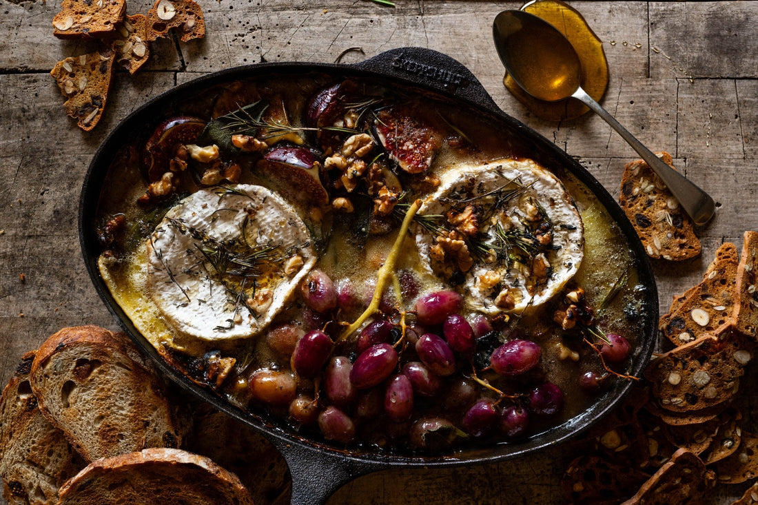 Warm Winter Cheese Board Recipe | Abby Loves