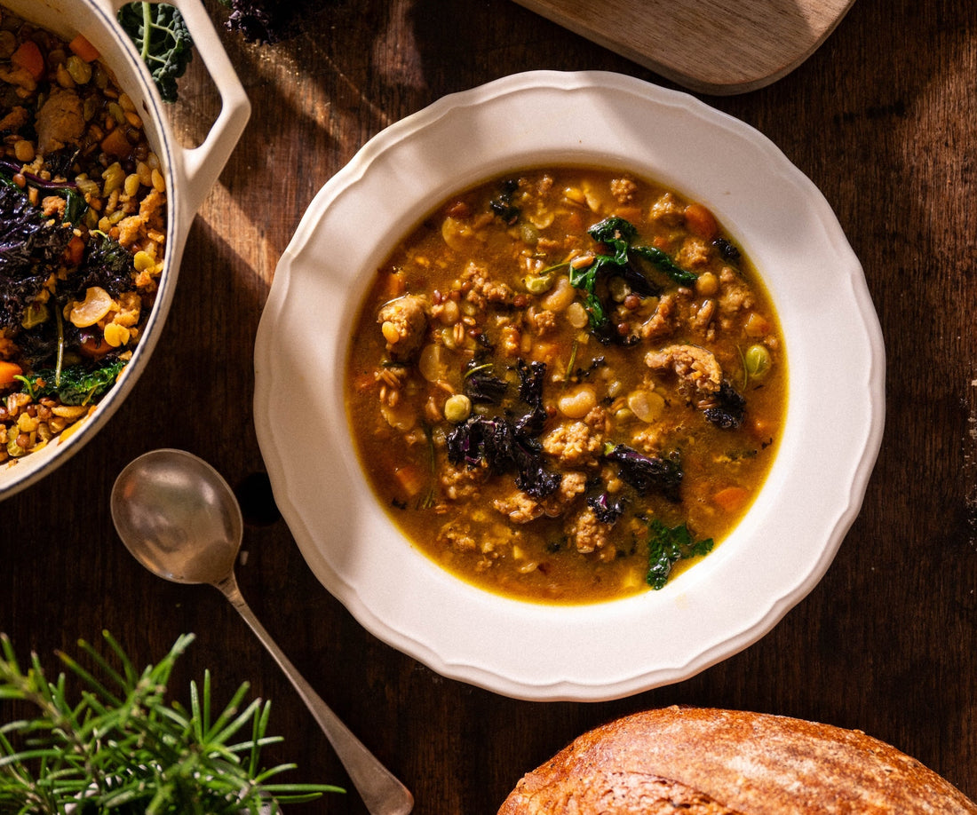 Tuscan Style Sausagemeat Broth Recipe | Abby Loves