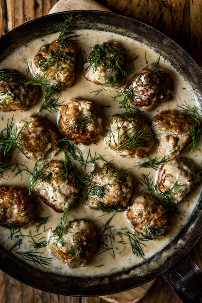 The Sustainable Meat Cookbook – a British cookbook celebrating ethical meat, nose-to-tail cooking, and regenerative farming practices.